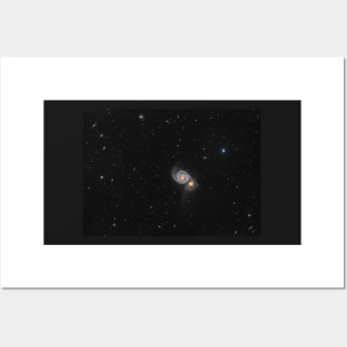 Whirlpool Galaxy in constellation Canes Venatici Posters and Art